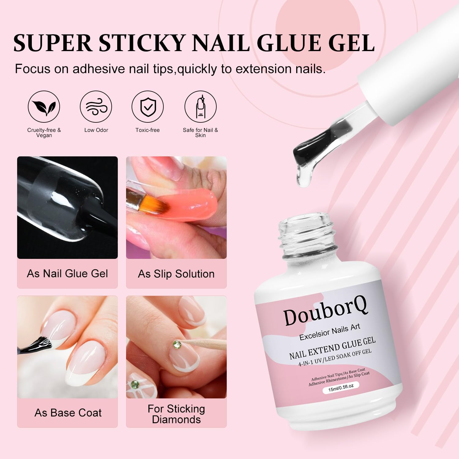 Amazon.com: Major Dijit Gel Nail Kit - Beginner Gel Nail Set with
